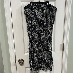 Vintage Victoria's Secret Satin Daisy Midi Skirt